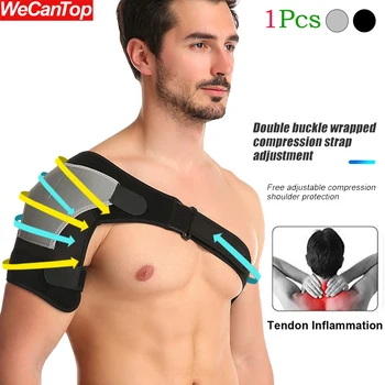 1 kom. zavoj za podršku ramena na dolje hvat za muškarce i žene - Zaštita ramena - Podesiva sportska povez za zanimanje za fitness
