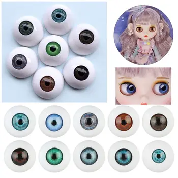 1 par od 24 mm 30 mm Pozor Očne jabučice Plava, Smeđa i Zelena Lutkarske Akril Oči Za Izradu Lutke BJD DIY Obrt Pribor Za Oči