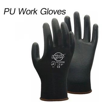 120 Parova radnih rukavica sa zaštitnim premazom Poliuretana i nitrila, rukavice s premazom za ruke, radne rukavice aparati, certificirani CE EN388