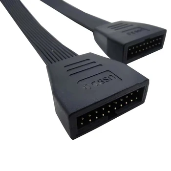 15 cm USB 3.0 20Pin 19Pin od muškaraca i žena kabel matične ploče Prilagodnik za računalo kabel Produžni kabel za priključak 24AWG