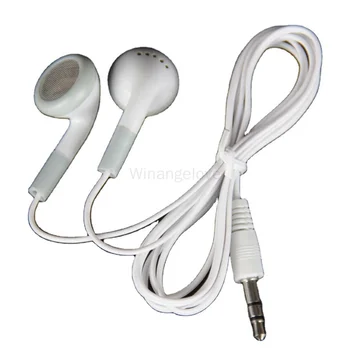 200 kom za jednokratnu upotrebu slušalice od 3,5 mm, jeftini putem ožičenih slušalica, mobilni glave-free slušalice jeftino