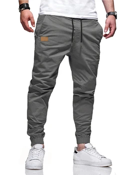 2023 Nove muške modne hlače u stilu hip-hop, svakodnevne sportske hlače od čistog pamuka, ulica hlače, visoke kvalitete ravne hlače-cijev