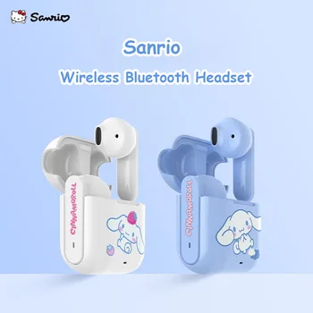 2023 Sanrio Cinnamoroll Bežična Bluetooth Slušalica Je Kawaii Hello Kitty Crtić Sportski Slušalice 5.1 Touch Touchpad Slušalice Igračka Na Poklon