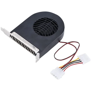 2X Mini-sistemski ventilator sa PCI utor za procesor, ventilator za hlađenje dc, novi hlađenje ventilatori PCI za računala