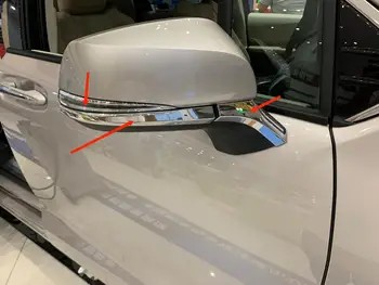 ABS Kromirana bočna, okvir retrovizora, šine u traku za Toyota Sienna 2021-2022 4kom