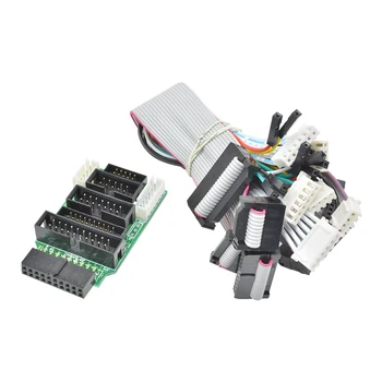 Adapter je Pretvarač za J-Link s 8ШТ 4-Pinski I 6-Pinski 10-Pinski 20-Pin Sivom Ravna Traka Kabel za prijenos podataka Dupont Wire