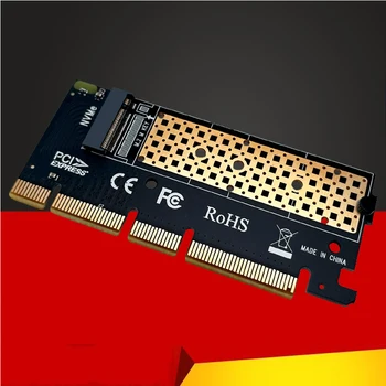 Adapter PICE za M2 NVMe SSD NGFF PCIE M2 Riser Card Adapter 64 GB PCI Express 4,0x4 X8 X16 Podržava 2230 2242 2260 2280 m.2 NVME