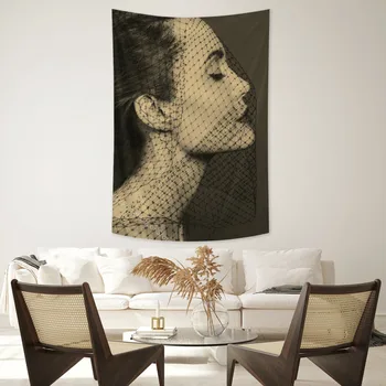 Angelina-Jolie-Гобеленовая tkanina Makrame Zidni dekor plaže sobe Tkanina tepih Tepisi za joge Krevetu kauč