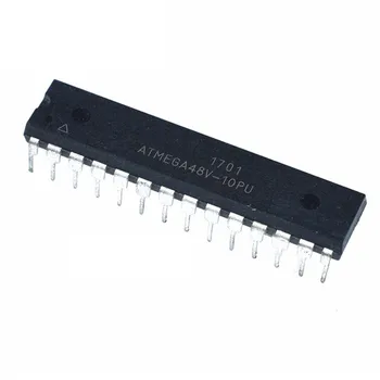 ATMEGA48V-10PU 8-bitni mikrokontroler ATMEGA48V ATMEGA48 DIP s ugrađenim programirati integrirani sklop IC kapaciteta 8 Tisuća. Bytes