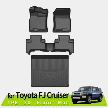 Auto-Tepisi za prtljažnika Toyota FJ Cruiser za sve vremenske uvjete, Vodootporan Pribor Za MLA lijeva-sided vožnje