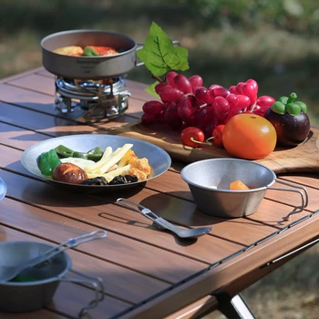 Berba pribor za jelo od nehrđajućeg čelika za pohranu blagovaona ploče na otvorenom, prijenosni zdjela za Шера, set za piknik