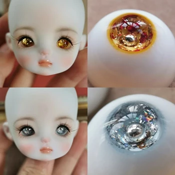 BJD Eyes lutkarske oči 12 mm-18 mm lutka slatka sjajna diamond tjestenina Oči za igračke 1/8 1/6 1/4 1/3 SD DD pribor za lutke 12 mm-18 mm lutka
