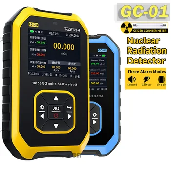 Detektor nuklearnog zračenja GC-01 Geigerov Brojač Detektor x-zraka γ-zrake β-zrake Mramorni Tester Radioaktivnosti Osobni Dozimetar