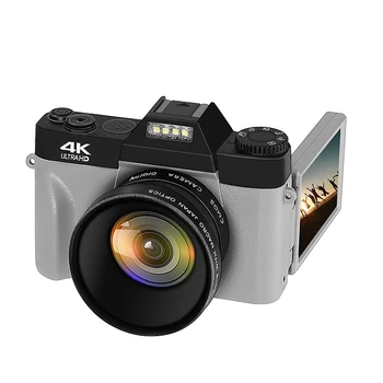 Digitalni fotoaparat 4K s 16x digitalni zoom, skladište za видеоблогинга, kamera, širokokutni objektiv za YouTube