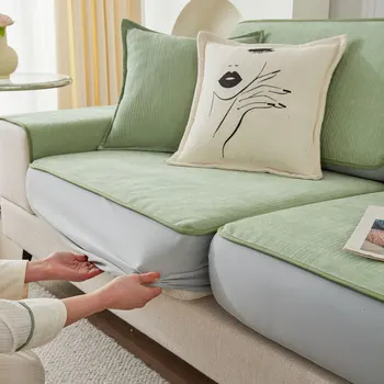 Elastični debeli presvlaka za sjedala kauč od šanil, običan нескользящие navlake za kauč jastuka na 2-3 jastuka, presvlaku za kauč punu pokrivenost za kućne ljubimce