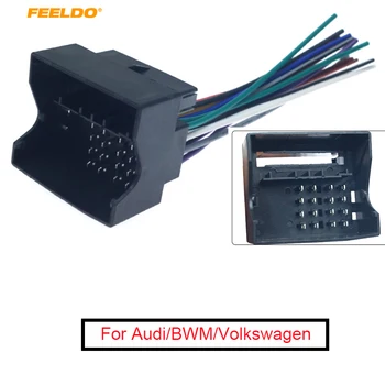 FEELDO 1 kom. ožičenje auto stereo za Audi/BWM/Volkswagen/Mini/Dodge/Instalacija stereo sekundarnog tržišta # FD-3033