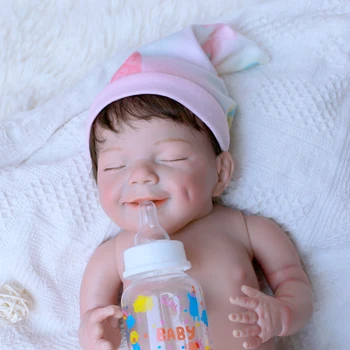 ForestBear 18-inčni lutke Reborn Baby dužine 46 cm - realno soft vinil lutka za novorođenče, igračka za djecu u dobi od 3 godine