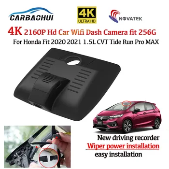 HD 4K 2160P Jednostavan za ugradnju auto dvr, WIFI video snimač za vožnju Kamera Za Honda Fit 2020 2021/1.5 L CVT Tide Run/Pro/MAX