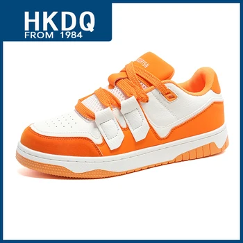 HKDQ, velike dimenzije 36-44, trend muške cipele za skateboard na platformi, muške casual dizajnerske cipele, нескользящие tenisice za skateboarding za žene