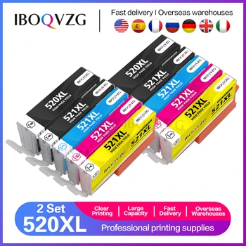 IBOQVZG Kompatibilan 520 Ink Cartridge Zamjena za PGI 520 PGI520 za Canon PIXMA IP3600 IP4600 IP4700 MP540 MP550 MP560