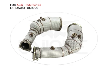 JEDINSTVENA ispušni sustav водосточная cijev s visokom potrošnjom za Audi RS6 RS7 C8 4.0 T s зазубренной cijevi bez parčad OPF verzija