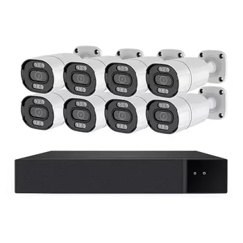 Kamera za video nadzor Početna Sigurnost IP Kamera 5MP S NVR Kit Sustav video nadzora 8 TB HD P2P Vanjska Sigurnost 8CH POE sigurnosnih kamera