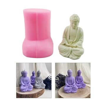 Kip Buddhe, 3D skulptura, obrazac za sapun, uradi sam, epoksidna smola, gips oblik, svijeće ručne izrade, kalupi za sapun od aromatičnog voska za nakit