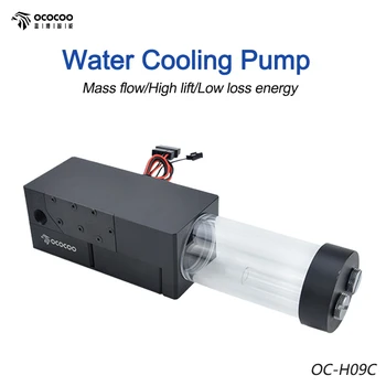 Kombinirani PWM kontrolu brzine pumpe i cisterne OCOCOO koristi Za računalni sustav za hlađenje vode POM + PPS + Akril DC12V 28W OC-H09C