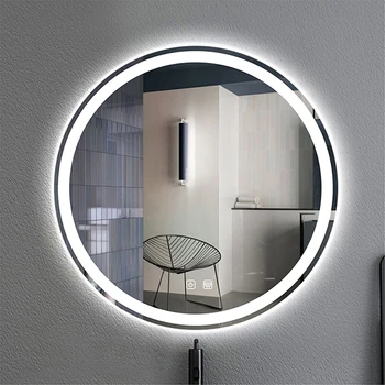 Led pametna ogledalo za šminkanje u kupaonici ručno Podesivo toplo prirodni ogledalo za šminkanje s pozadinskim osvjetljenjem kupaonski pribor GY