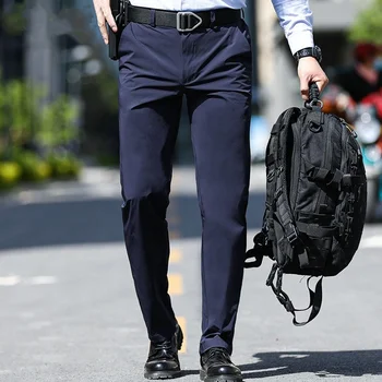 Ljeto je ultra-tanki taktičke hlače, army ventilator, gospodo elastične prozračna uske hlače za putovanje na posao, ratni vojni hlače za muškarce
