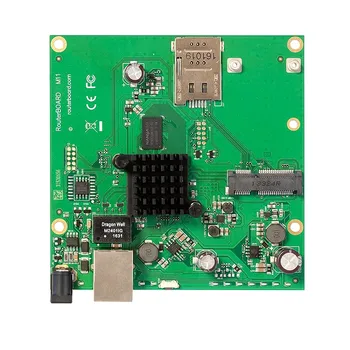 Matična ploča MikroTik RBM11G Gigabit routing može biti dodan 3G/4G/wifi modul može biti umetnuta SIM-kartica