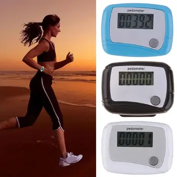 Mini digitalni LCD pedometar za trčanje, trening, brojač koraka, fitness tracker za vježbe, remen, pedometar
