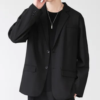 Muško odijelo korejski verzija, poslovan, zgodan, casual, besplatan, dizajn, osjećaj niša, univerzalni jaknu, prozračna, приталенный, slobodan