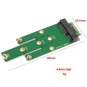 NGFF M. 2 SATA-Bus SSD B Ključ Za priključak MSATA Male Riser M. 2 Adapter Za SSD diskove 2230-2280 M2 MSATA-M. 2 Adaptera NGFF Za pretvaranje kartice 6,0 Gb/s