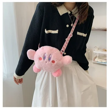 Nova plišani torba-instant messenger Kawaii Kirby, anime-periferija, pliš igračke Kirby, simpatičan modni dodatak za djevojčice, poklon za rođendan