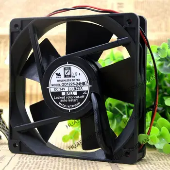 Novi fan OD1225-24HB 12 cm, 24-0.23 A ventilator sklop Kit
