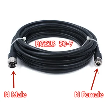 Novi kabel RG213 Konektor N Muški-N Female 50-7 Priključni Kabel s niskim gubicima 1M2M3M5M10M