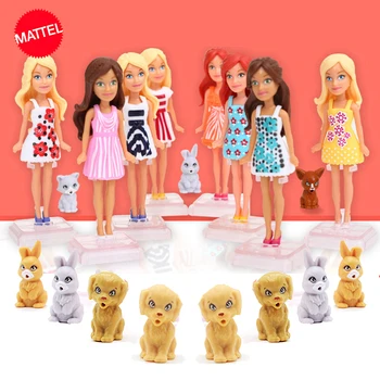 Originalna Lutka Mattel Barbie Baby Doll 10 cm, Serija Mini kućne Ljubimce, Skup Odijevanja Princeza, Slatke Igračke za Djevojčice, Developping Rekvizite, Poklon Za Rođendan