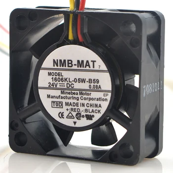 Originalni za NMB 4015 1606KL-05W-B59 L02 24 U 0.08 A FH6-1742 3-žični Ventilator za Hlađenje