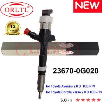 ORLTL NOVI 23670-0G020 Injektora Dizel motora 236700G020 23670 0G020 Za DENSO Toyota Corolla, Avensis RAV-4 2,0 D4D