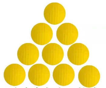 PGM 1 kom. žute trening loptice za golf 42,6 mm, губчатые elastične kuglice od poliuretanske pjene, mogu štrajk oko 800 puta, sportski pribor za golf