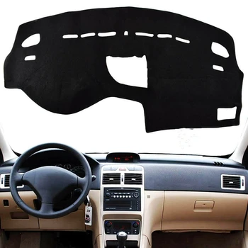 Poklopac prednjoj ploči s instrumentima Tepih ploča otpornih na toplinu mat zaštitna maska maska na vizir za Peugeot 307