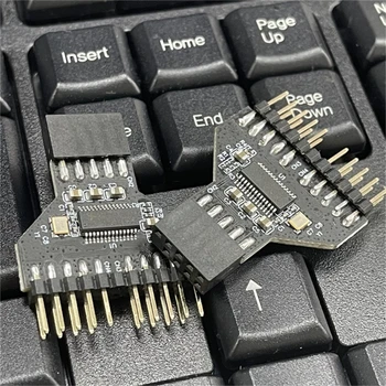 Prijenosni USB 9-pinski konektor 1 do 2 produžne kabele za jednostavno povezivanje Novi shuttle brod