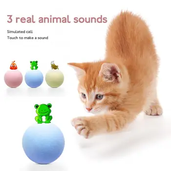 Proizvode za kućne ljubimce Igračka za mačke Interaktivni loptu sa zvukom Smart Touch Igračke za mačke Vunena lopta Roba za скрипения kućne ljubimce Roba plišani loptu za mačke za kućne ljubimce