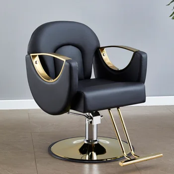 Rotirajući frizerske stolice sa šamponom, kozmetički moderne frizerske stolice za saloni za uljepšavanje, ergonomski namještaj za frizerskom salonu Barbearia SR50SF