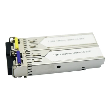 SFP + 10G 80KM SFP BIDI Fiber-Optički Modul transpondera LC Priključak 1270/1330nm Однорежимный SFP Modul 10g, Kompatibilan sa Cisco