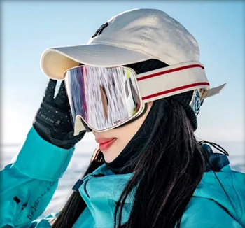 Skijaške naočale s punim premazom true REVO naočale možete nositi pri kratkovidnosti dvoslojni naočale za jahanje sa zaštitom od zamagljivanja, vjetra i pijeska