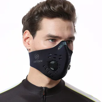 Sport na otvorenom za Višekratnu upotrebu maske za lice za muškarce, prašinu maske, пылезащитная maska sa aktivnim ugljenom, s dodatnim filterom, pamuk, cosplay na Noć vještica