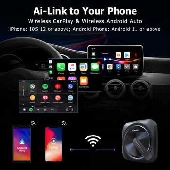 Timethinker A3 Multimedija Video Aibox Android Auto SMART Wireless Adapter Carplay Za Iphone Pioneer MAHINDRA Alturas G4 Marazzo