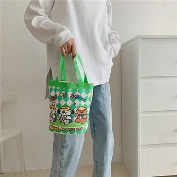 Torbe za pohranu velikog kapaciteta putne torbe za pranje pasa холщовые ženske torbe-тоут crtani torbe korejski torbe za mumija zec